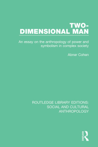 Cover image: Two-Dimensional Man 1st edition 9781138929050
