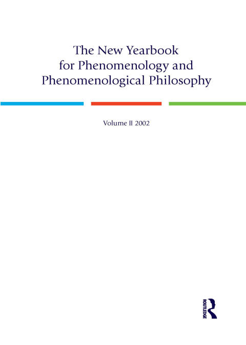 Cover image for book The New Yearbook for Phenomenology and Phenomenological Philosophy