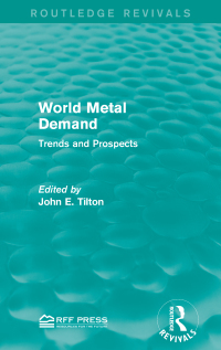 Cover image: World Metal Demand 1st edition 9781138928022