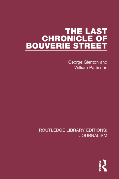 Cover image for book The Last Chronicle of Bouverie Street