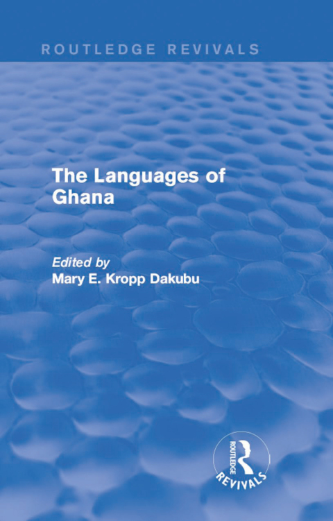 Cover image for book The Languages of Ghana