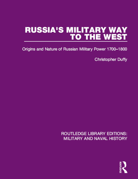 Cover image for book Russia's Military Way to the West