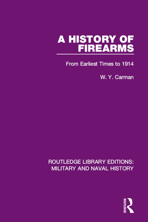 Cover image for book A History of Firearms