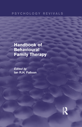Handbook of Behavioural Family Therapy