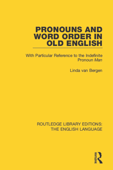 Cover image for book Pronouns and Word Order in Old English