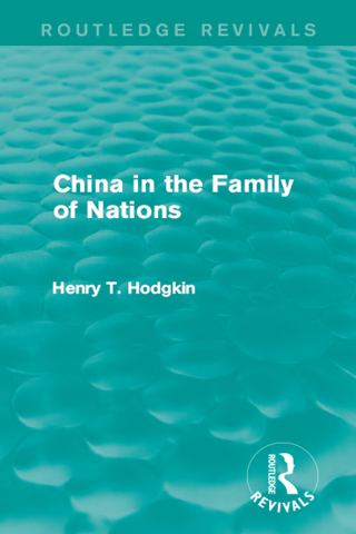 China in the Family of Nations (Routledge Revivals)