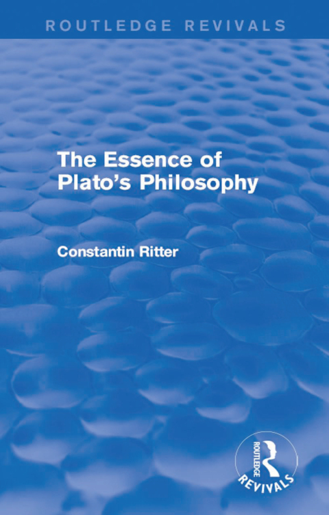 Cover image for book The Essence of Plato's Philosophy