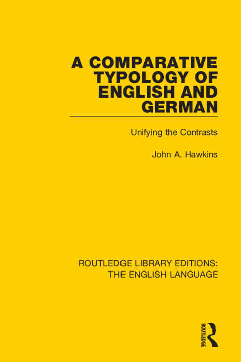 Cover image for book A Comparative Typology of English and German