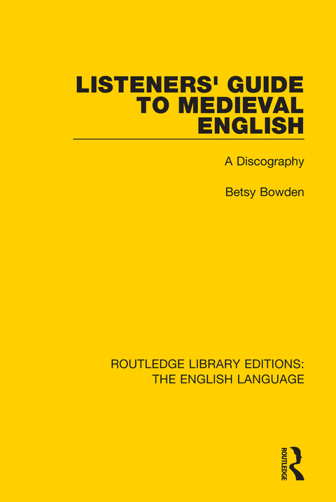 Cover image for book Listeners' Guide to Medieval English