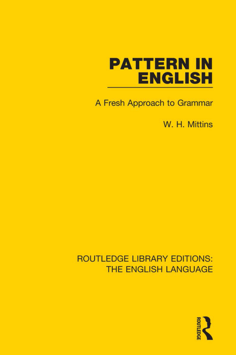 Cover image for book Pattern in English (RLE: English Language)