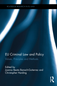 Titelbild: EU Criminal Law and Policy 1st edition 9781138614048