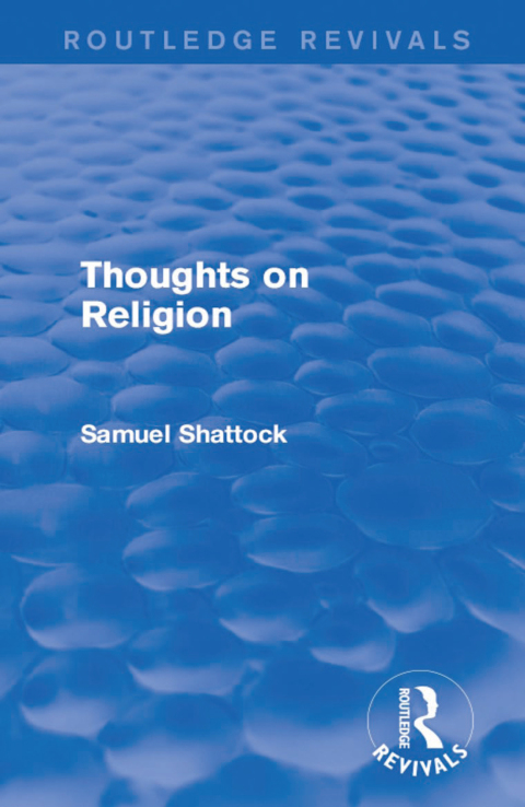 Cover image for book Thoughts on Religion