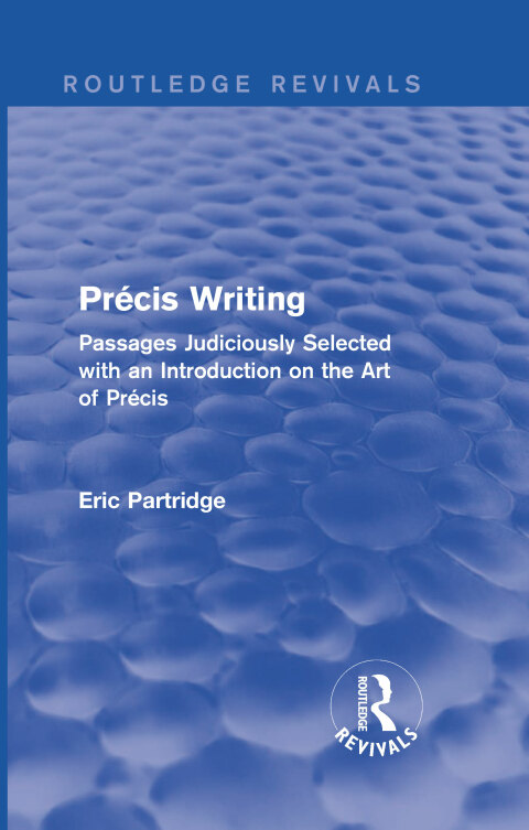 Cover image for book Précis Writing