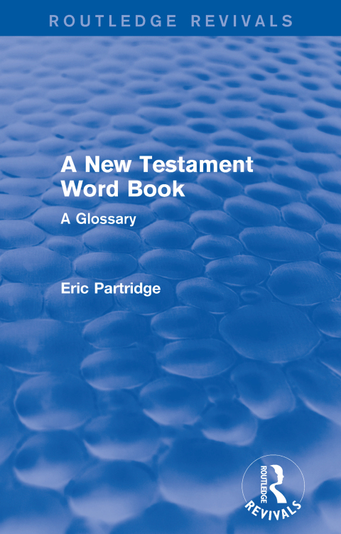 Cover image for book A New Testament Word Book