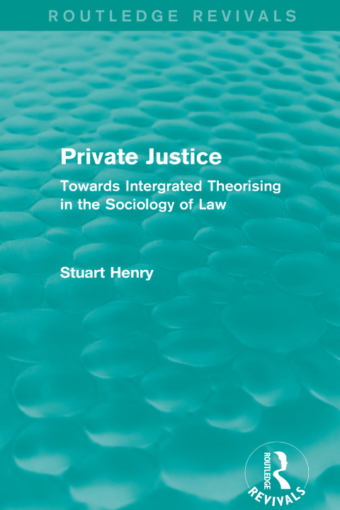 Cover image for book Private Justice