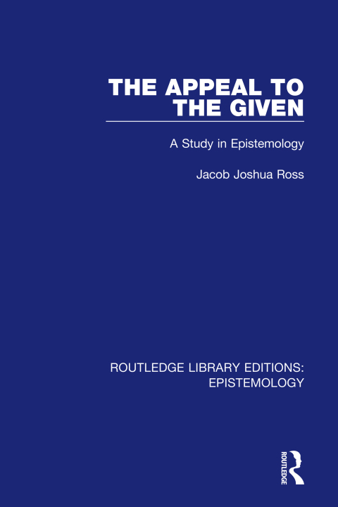 Cover image for book The Appeal to the Given