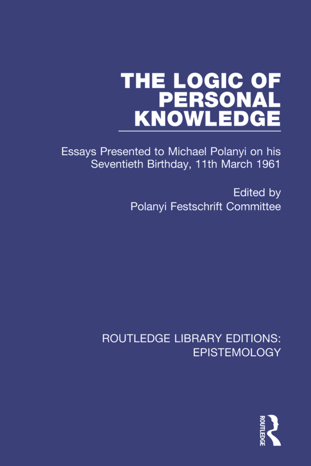 The Logic of Personal Knowledge