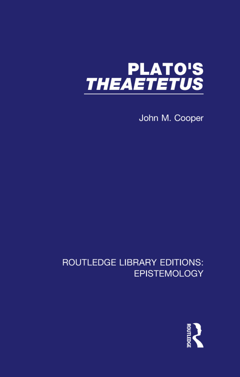 Cover image for book Plato's Theaetetus
