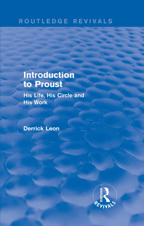 Cover image for book Introduction to Proust