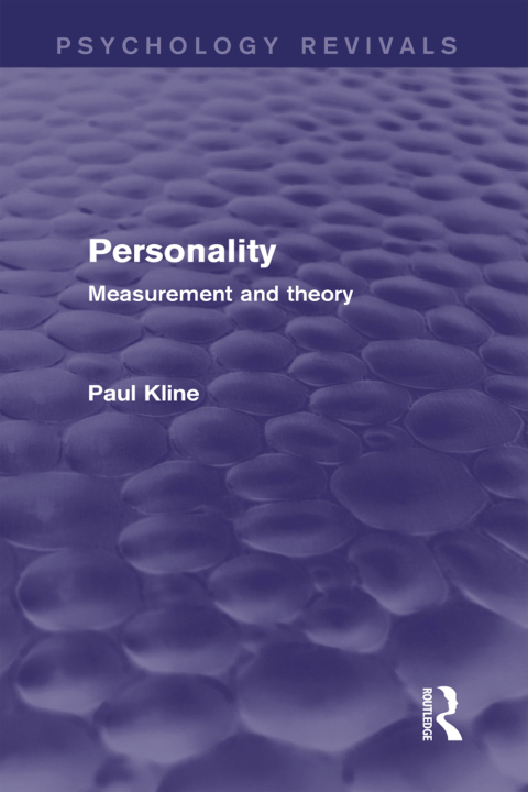 Cover image for book Personality (Psychology Revivals)