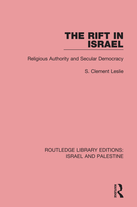 Cover image for book The Rift in Israel