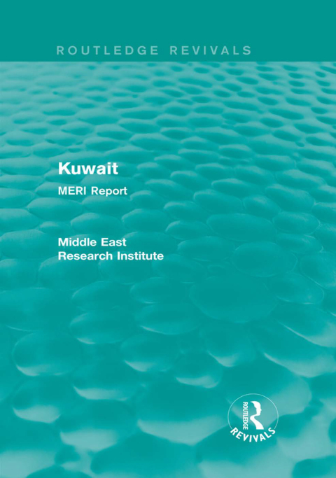 Cover image for book Kuwait (Routledge Revival)