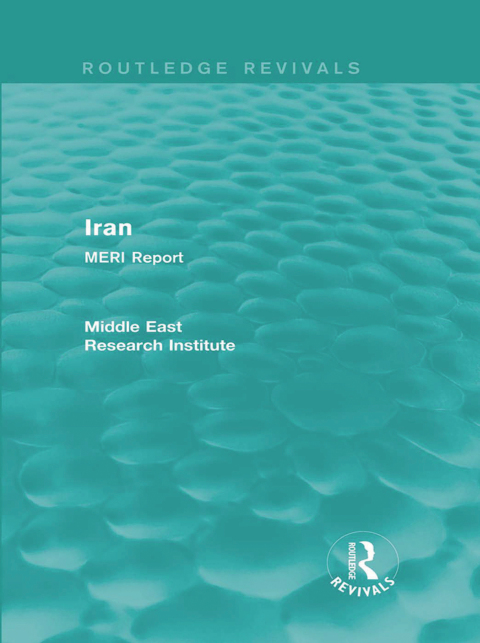Cover image for book Iran (Routledge Revival)