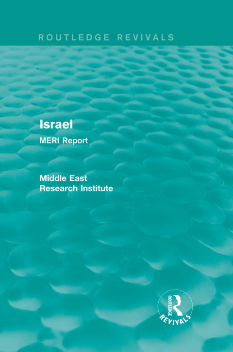 Cover image for book Israel (Routledge Revival)