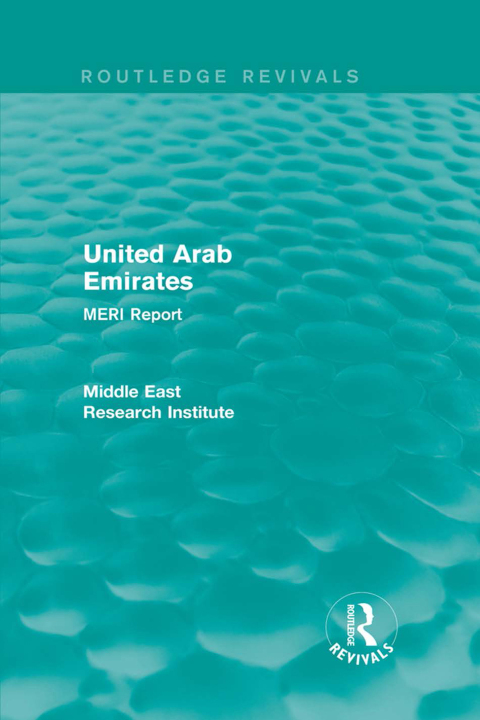 Cover image for book United Arab Emirates (Routledge Revival)