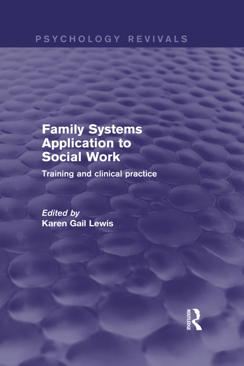 Cover image for book Family Systems Application to Social Work
