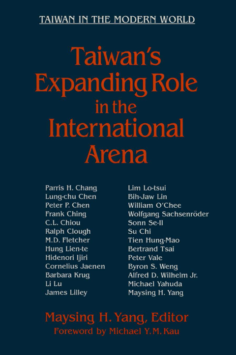 Cover image for book Taiwan's Expanding Role in the International Arena: Entering the United Nations