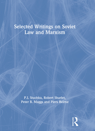 Selected Writings on Soviet Law and Marxism