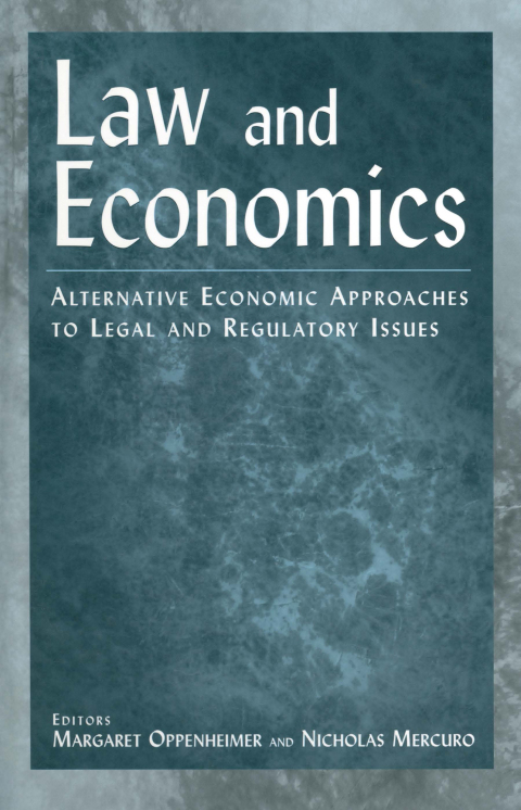 Cover image for book Law and Economics