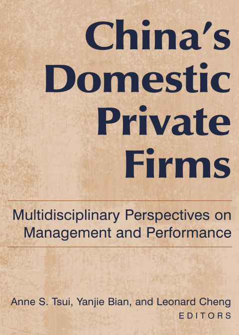 Cover image for book China's Domestic Private Firms: