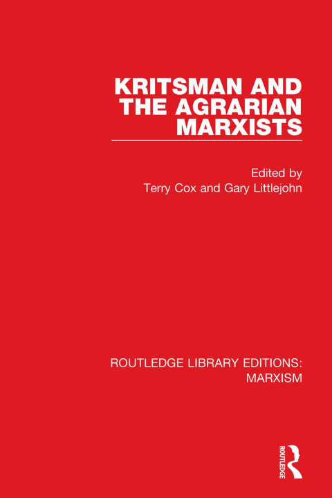 Cover image for book Kritsman and the Agrarian Marxists (RLE Marxism)