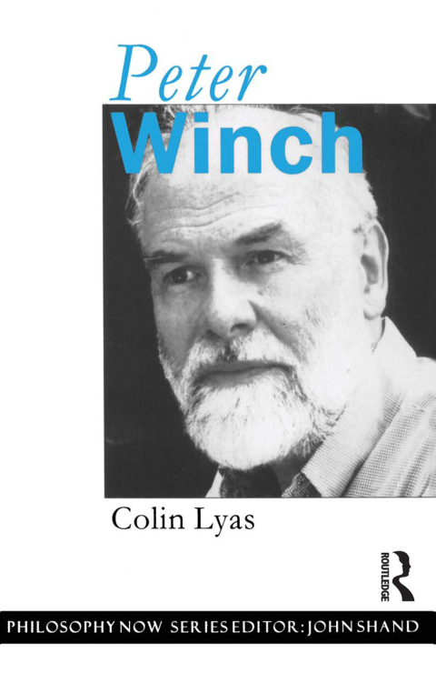 Cover image for book Peter Winch