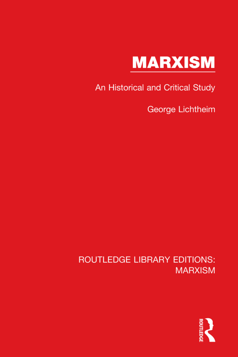Cover image for book Marxism (RLE Marxism)