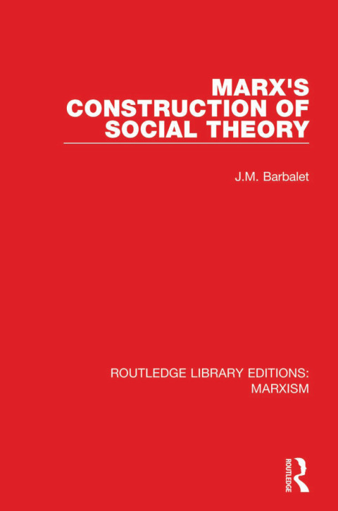 Cover image for book Marx's Construction of Social Theory