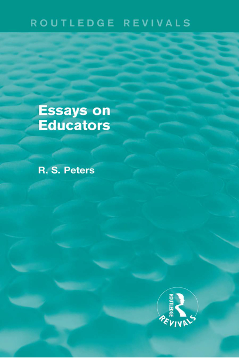 Cover image for book Essays on Educators (REV) RPD
