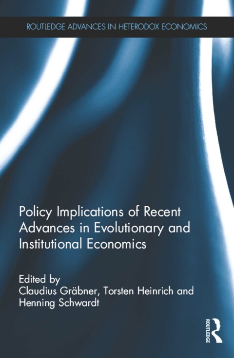 Cover image for book Policy Implications of Recent Advances in Evolutionary and Institutional Economics