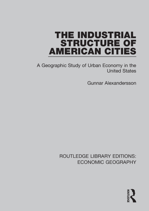 Cover image for book The Industrial Structure of American Cities