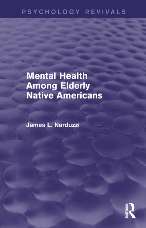 Cover image for book Mental Health Among Elderly Native Americans
