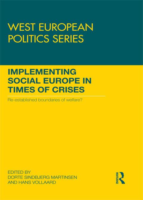 Cover image for book Implementing Social Europe in Times of Crises