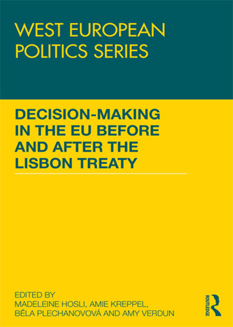 Cover image for book Decision making in the EU before and after the Lisbon Treaty