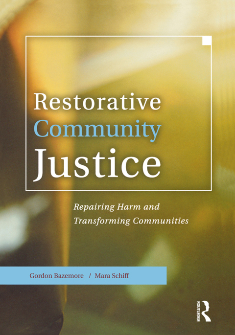 Cover image for book Restorative Community Justice