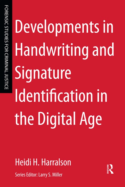 Cover image for book Developments in Handwriting and Signature Identification in the Digital Age