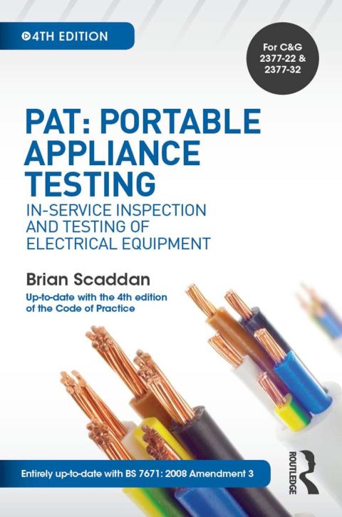 Cover image for book PAT: Portable Appliance Testing