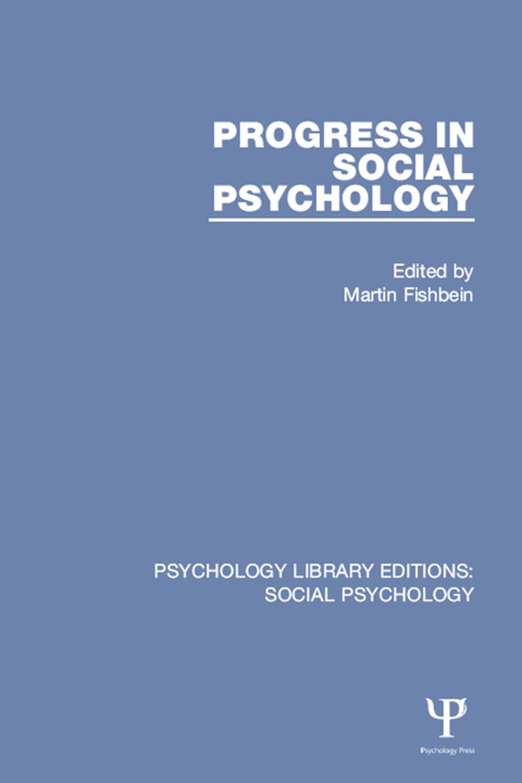 Cover image for book Progress in Social Psychology