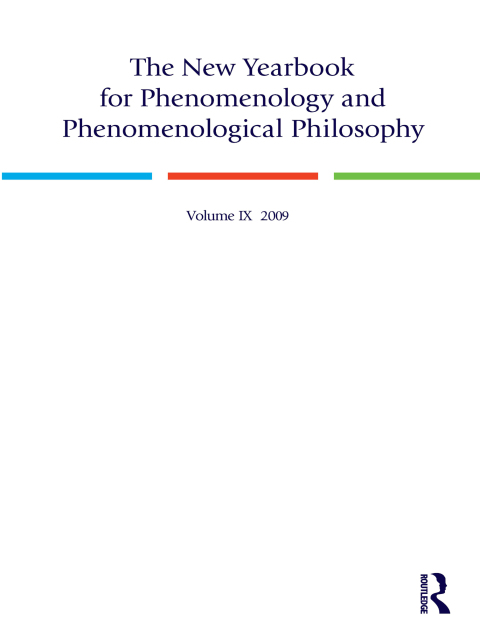 Cover image for book The New Yearbook for Phenomenology and Phenomenological Philosophy