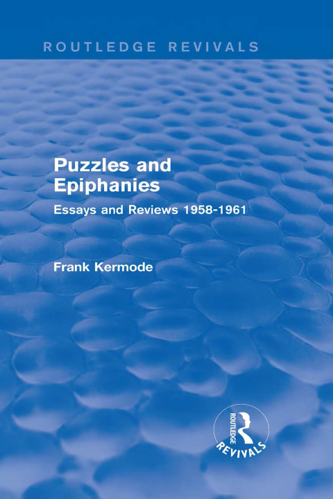 Cover image for book Puzzles and Epiphanies (Routledge Revivals)